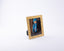 Ashleigh Manor. Yellow With Silver Detailing Picture Frame. Medium Size