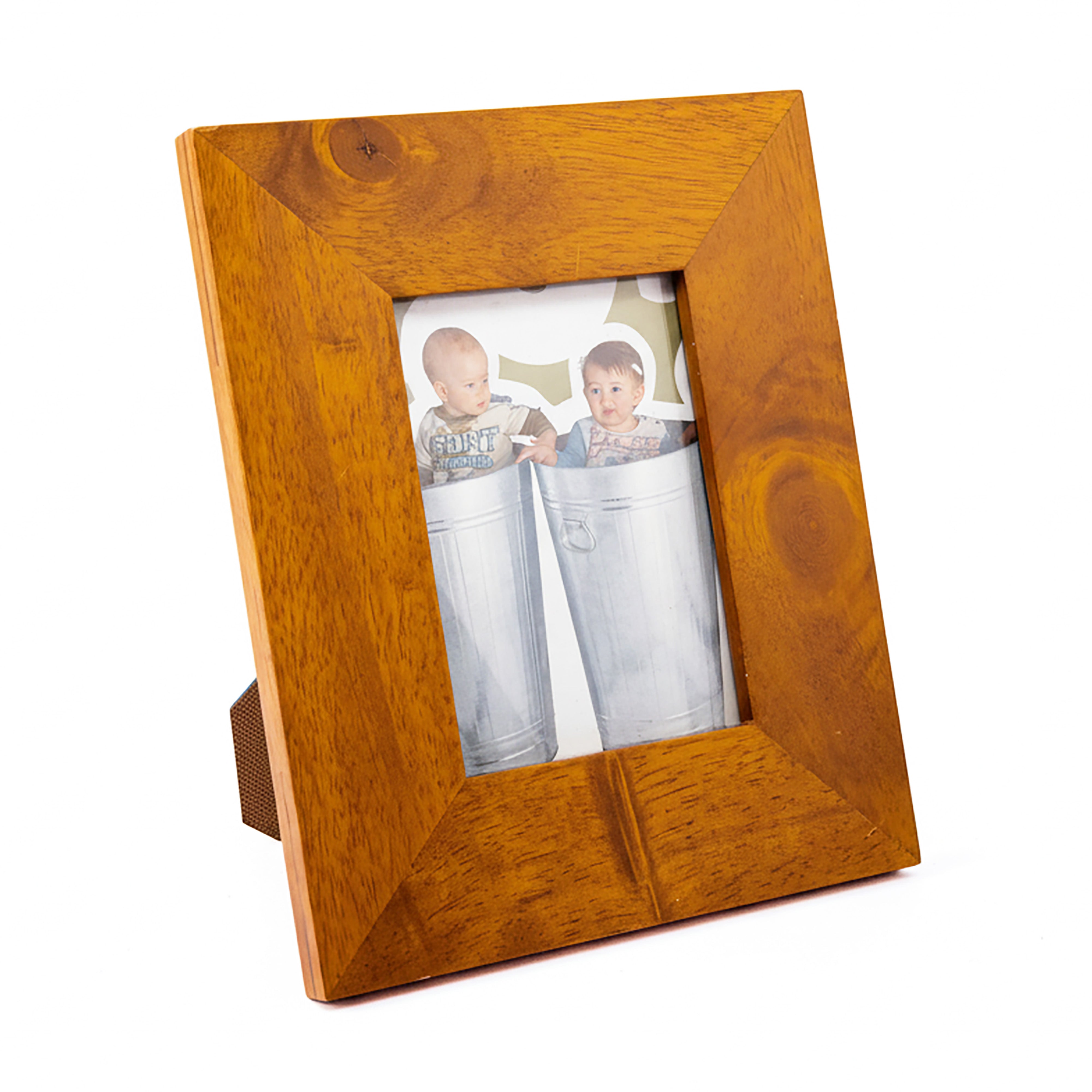Fetco Frames. Light Brown Wooden Picture Frame. Large Size