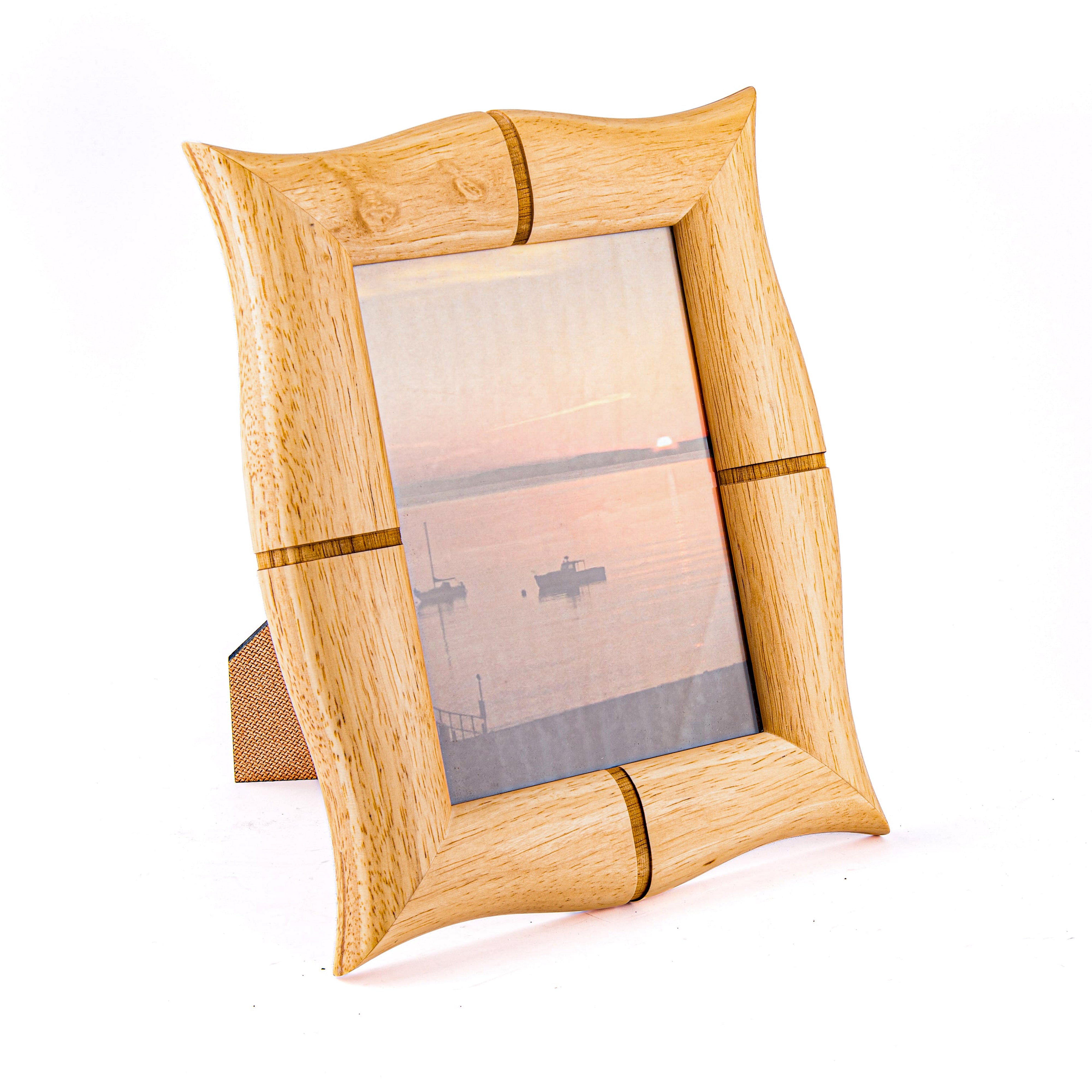 Fetco Frames. Beige Wooden Picture Frame. Large Size