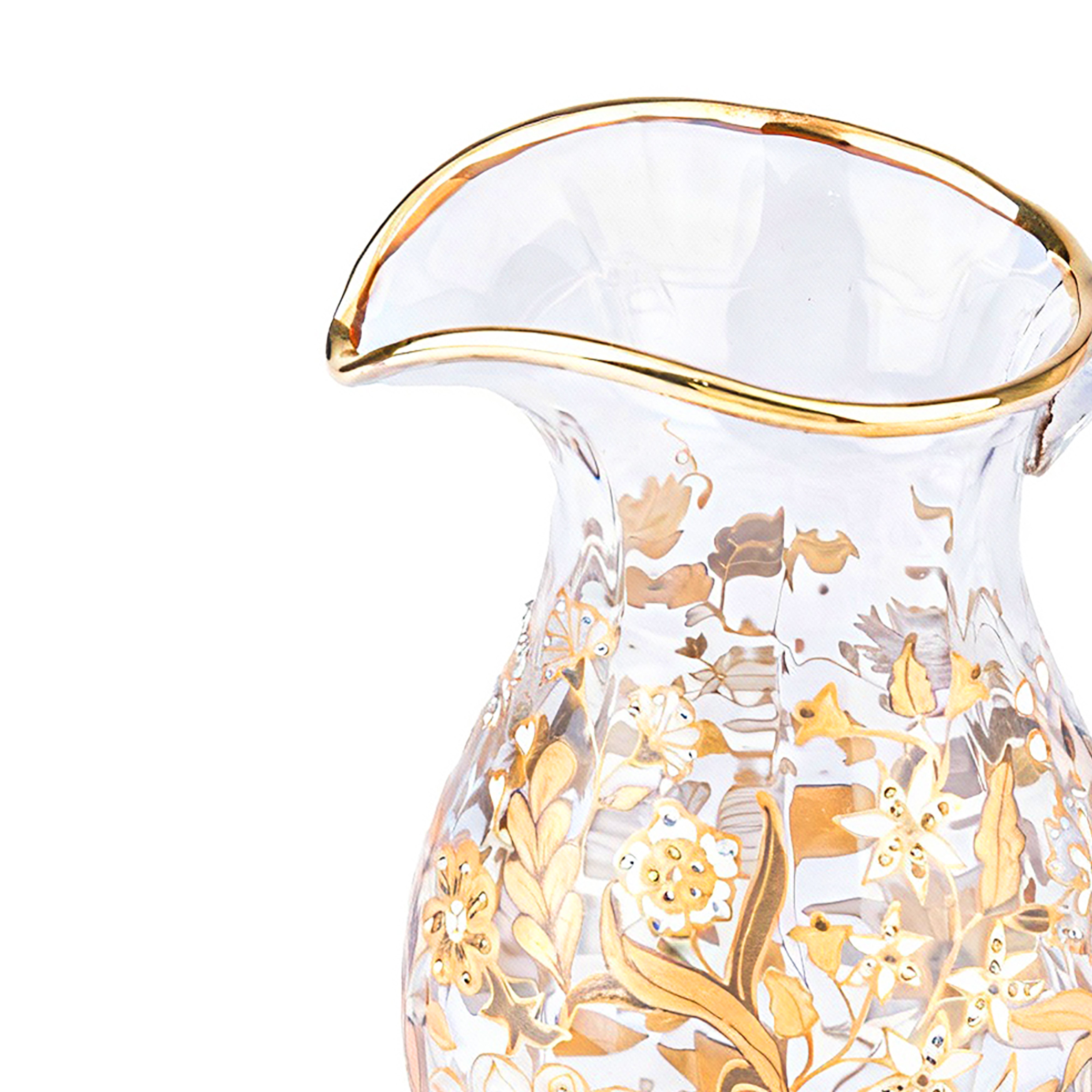 Jay Strongwater. Arabella Pitcher Studded with Swarovski