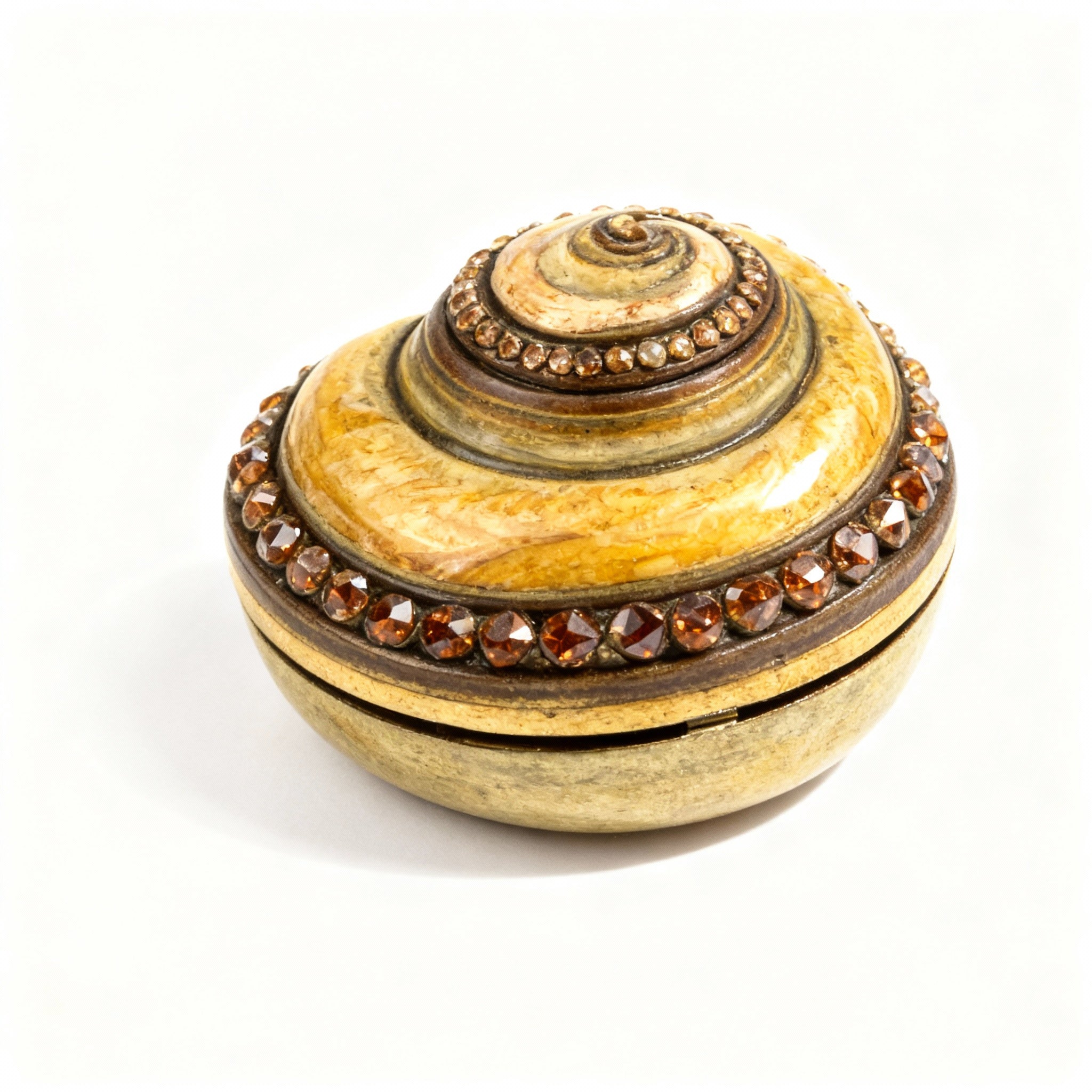 Jay Strongwater. Seashell Souvenir Box. Small Size