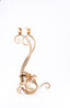 Jay Strongwater. Roselyn Orchid Double Candlestick. Large Size
