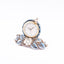 Jay Strongwater. Blue Clock Studded With Swarovski