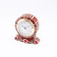 Jay Strongwater. Burgundy Clock Studded With Swarovski