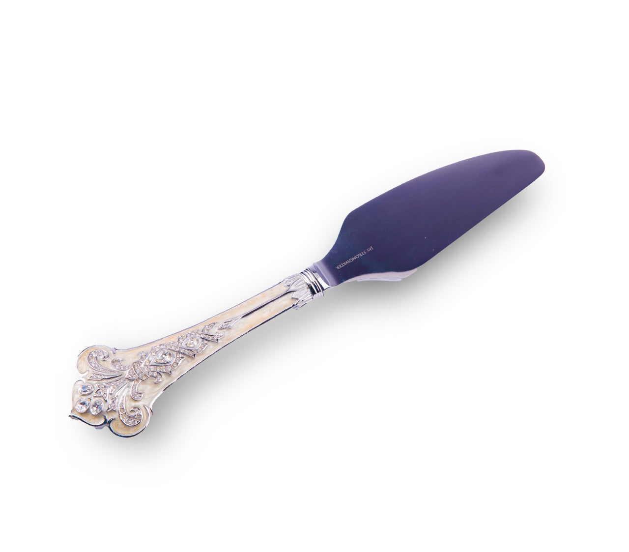 Jay Strongwater. Cake Knife Studded with Swarovski