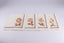 Jay Strongwater. A Set of 4 Dinner Napkins in Floral Design. Medium Size