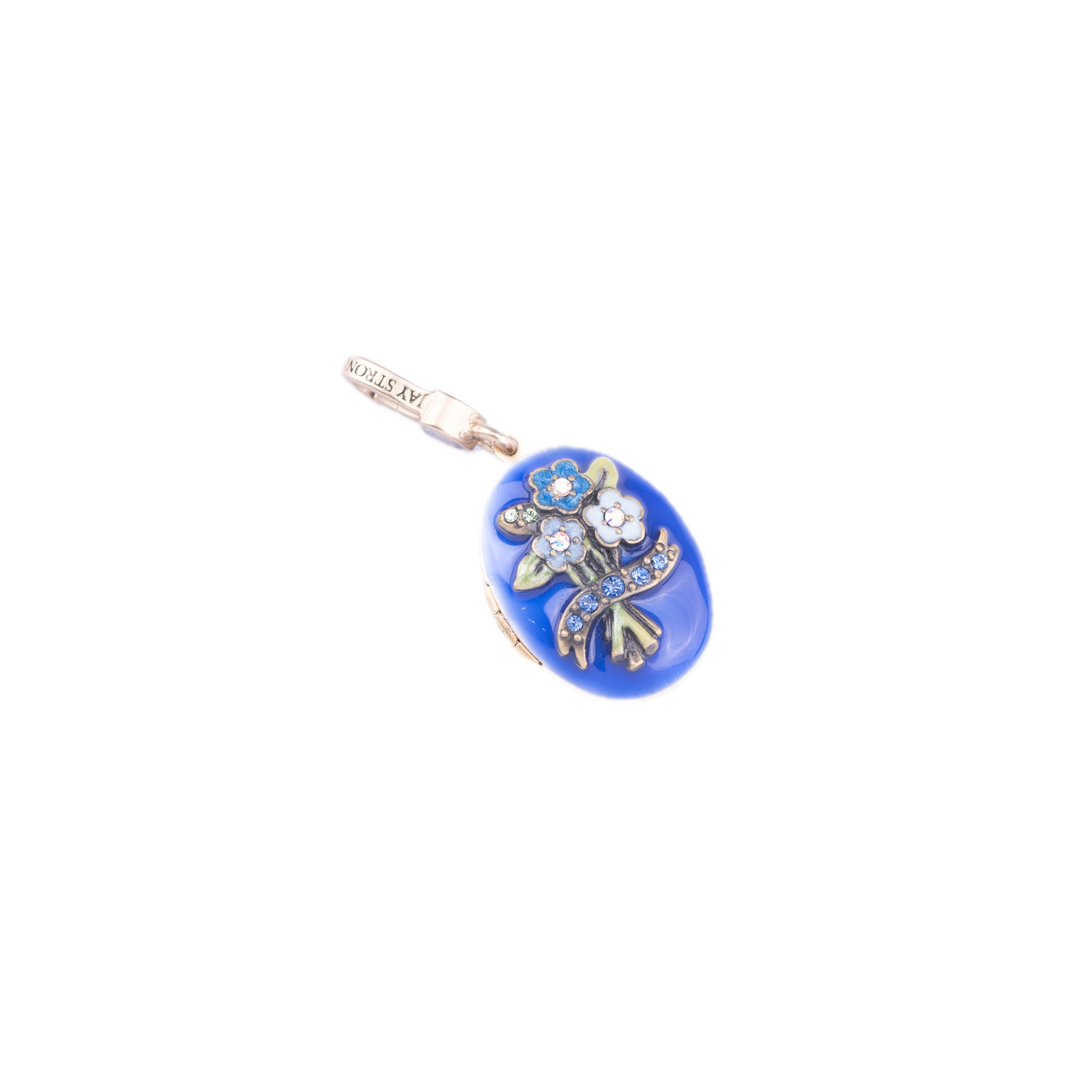 Jay Strongwater. September Birthstone Locket Charm with Swarovski