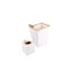 Jay Strongwater. A set of Wastebasket & Tissue Box Studded with Swarovski