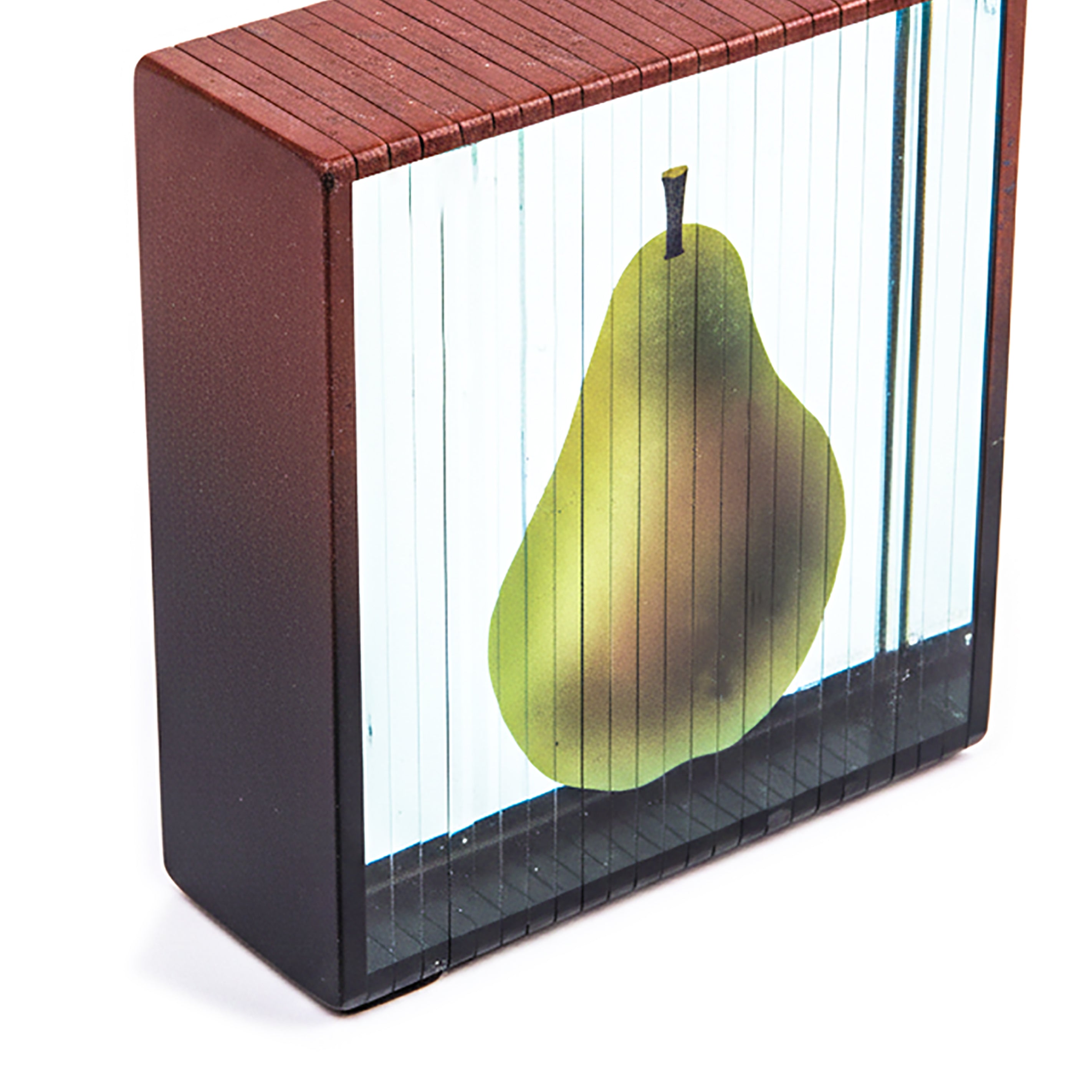 Mary Kay Simoni. Glass Figurine Designed with 3D Pear. Small Size