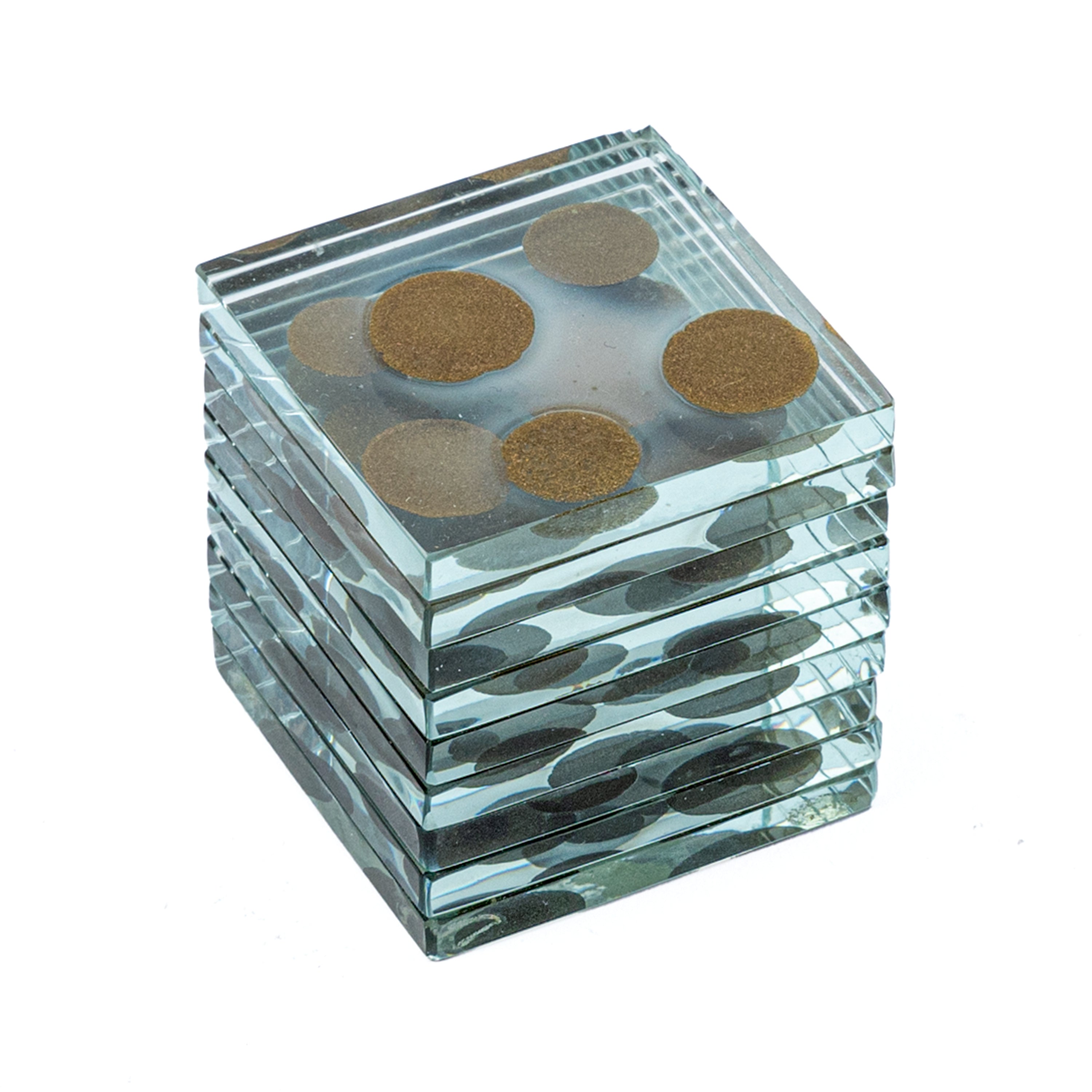 Mary Kay Simoni. Gold Paperweight. Small Size