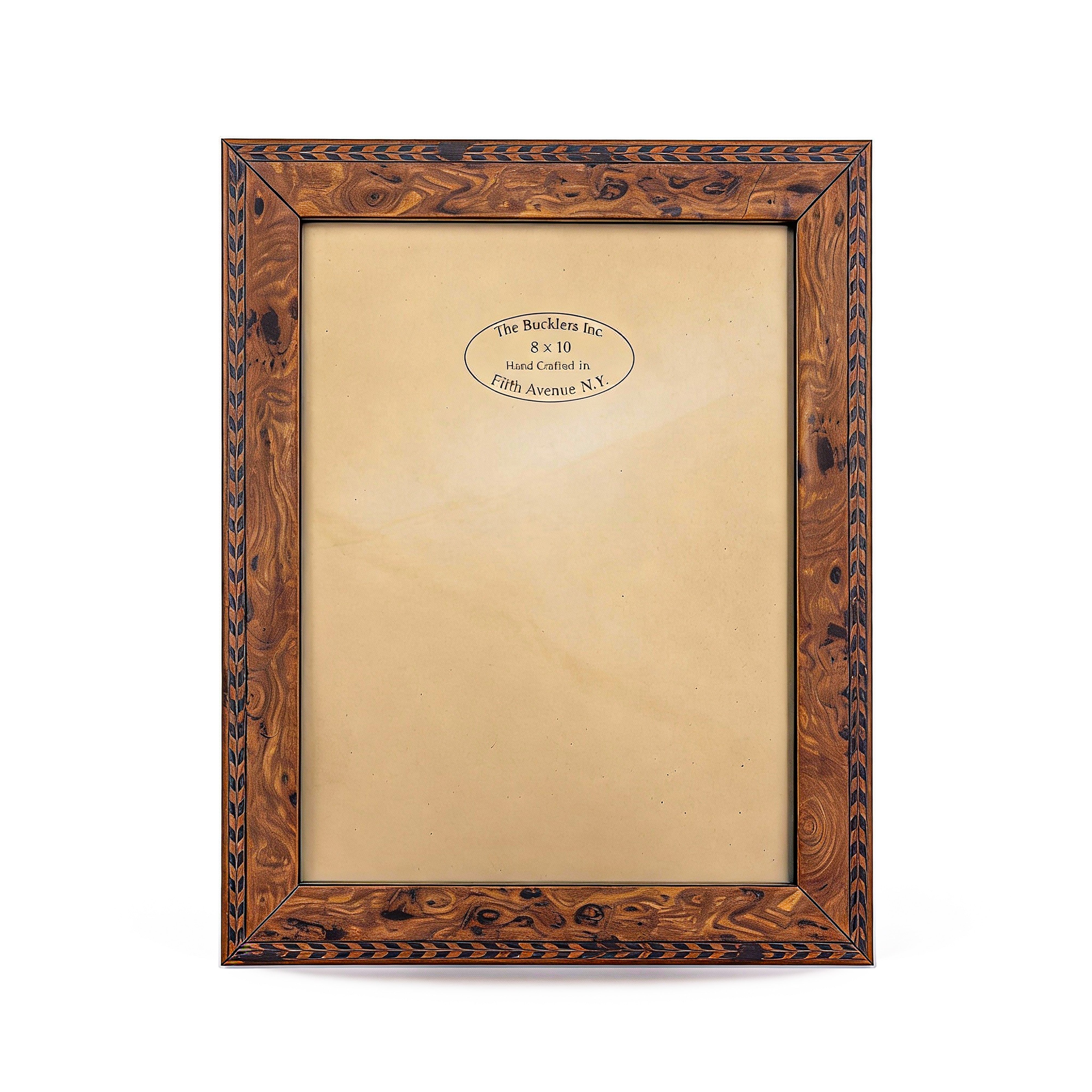 The Bucklers Fifth Avenue. Brown Picture Frame. Large Size