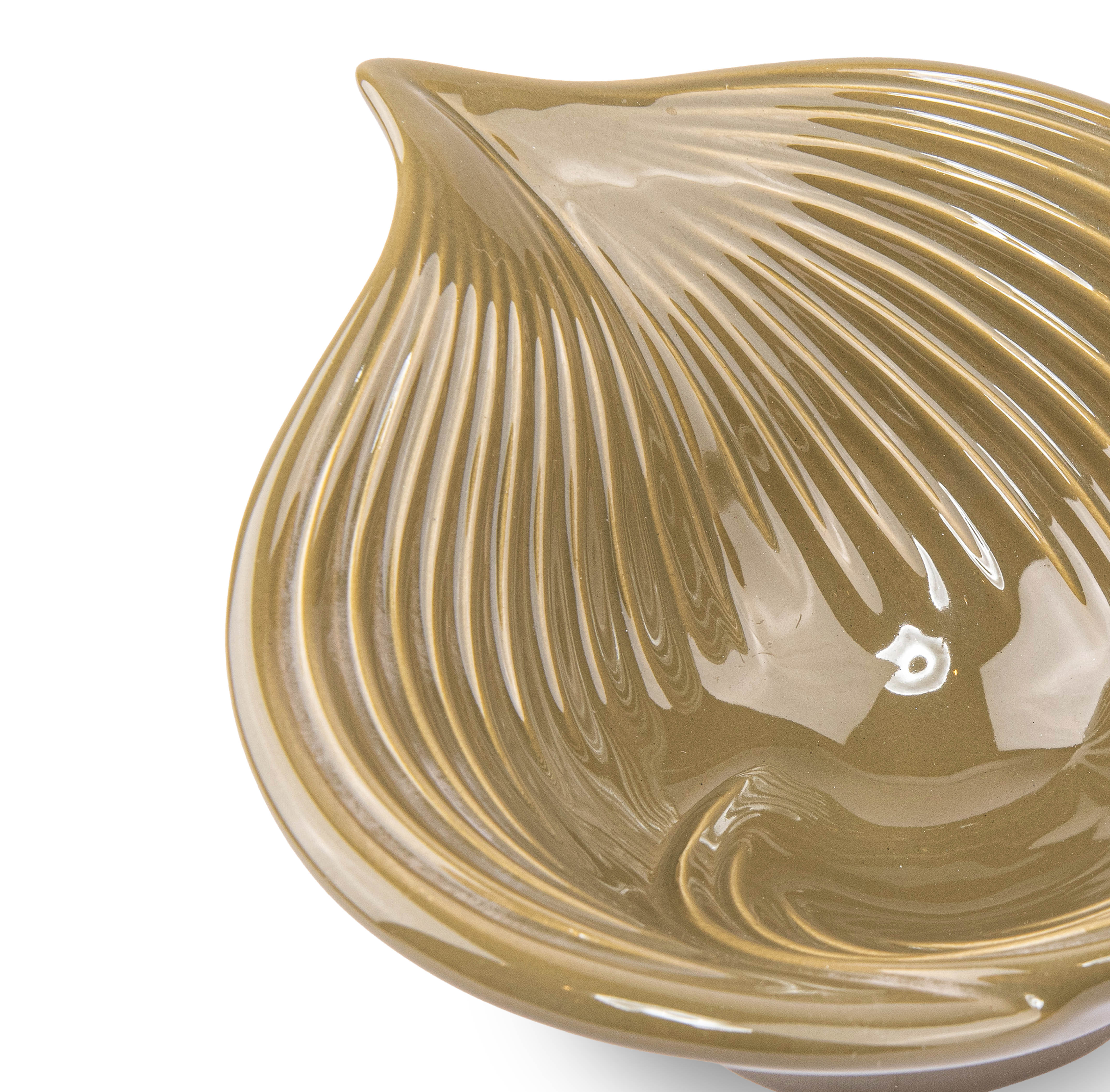 Zodax. Tabletop Leaf Shaped Plate. Medium Size