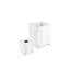 Labrazel. A Set of Tissue Box & Wastebasket Featuring Geometric Design