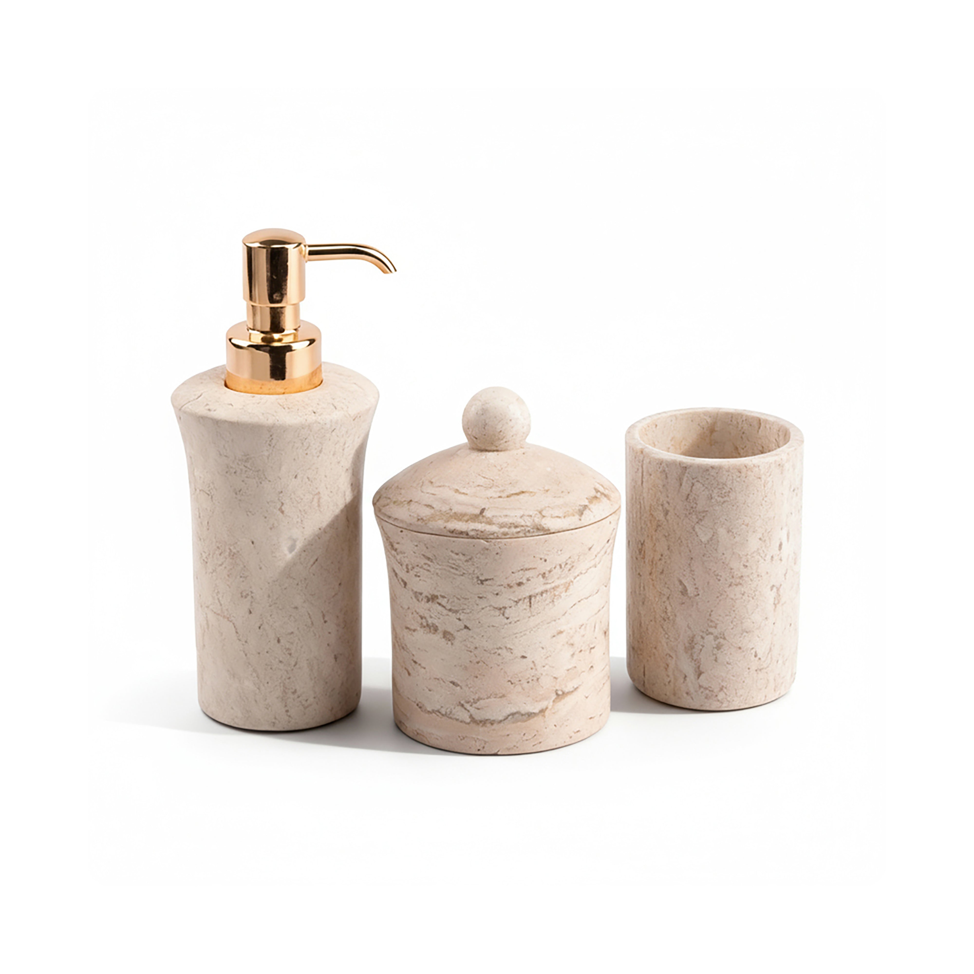 Labrazel. Aztec Marble Bathroom Set.