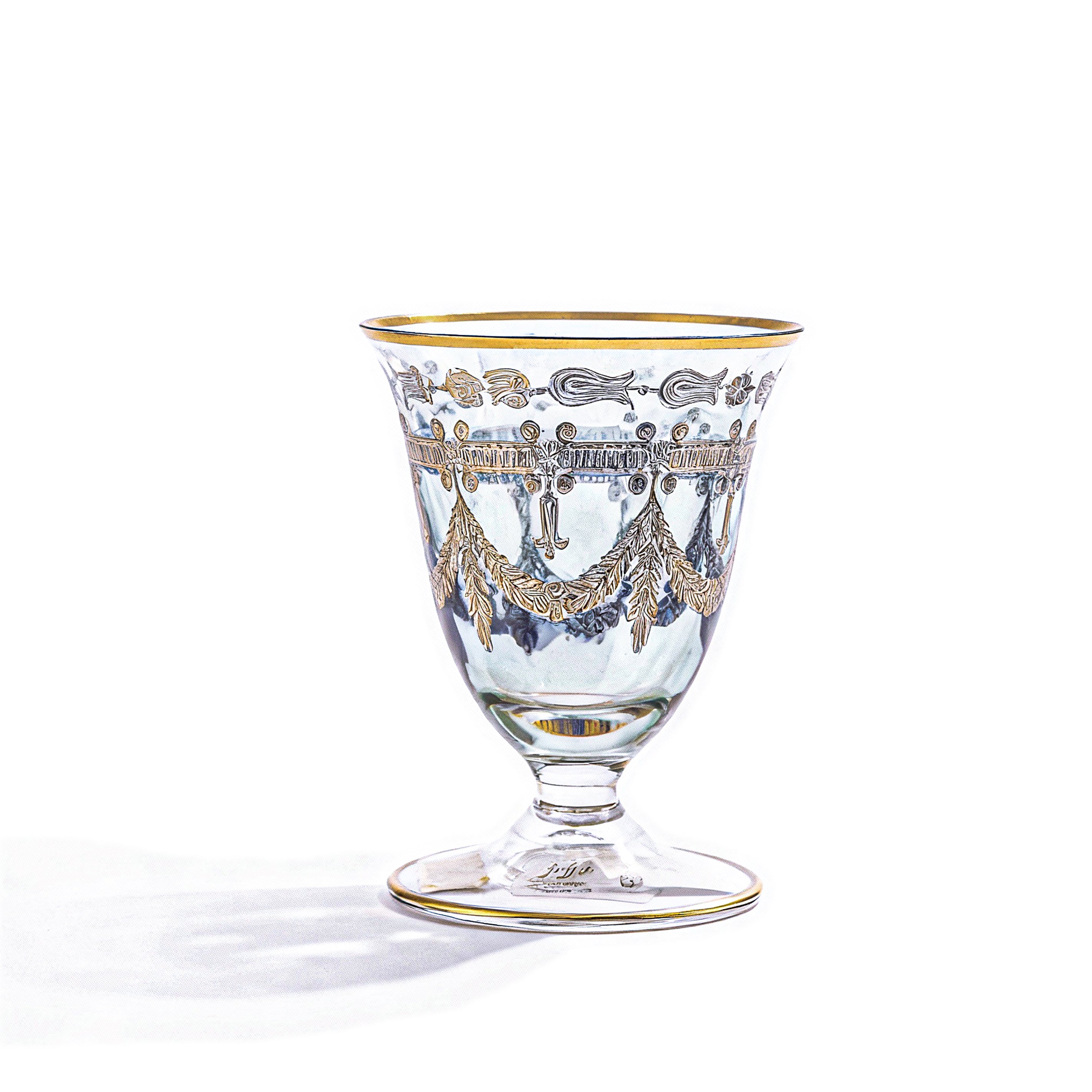 Vetrerie Di Empoli. Bronze Crystal Glass. Medium Size