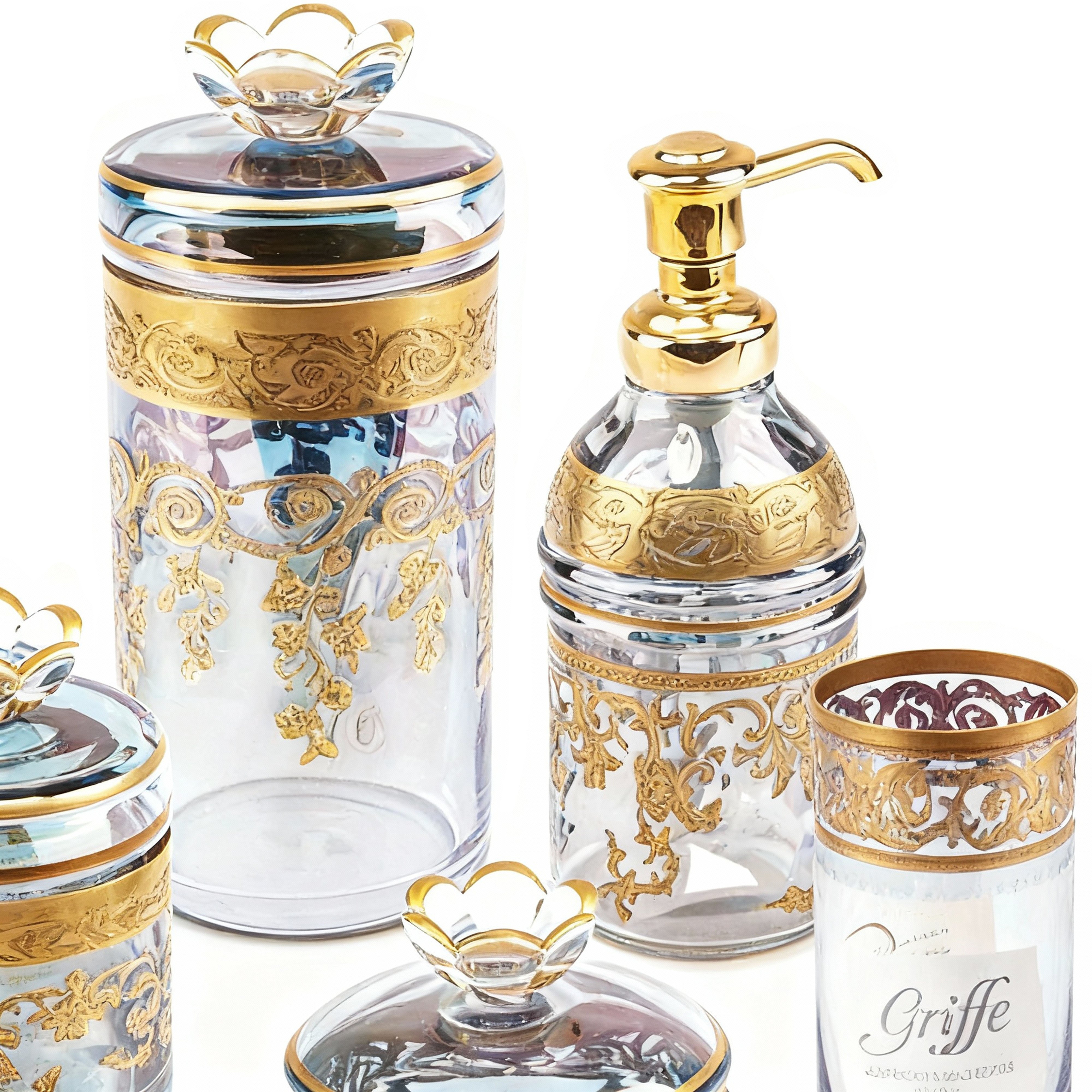 Vetrerie Di Empoli. Round Crystal Set