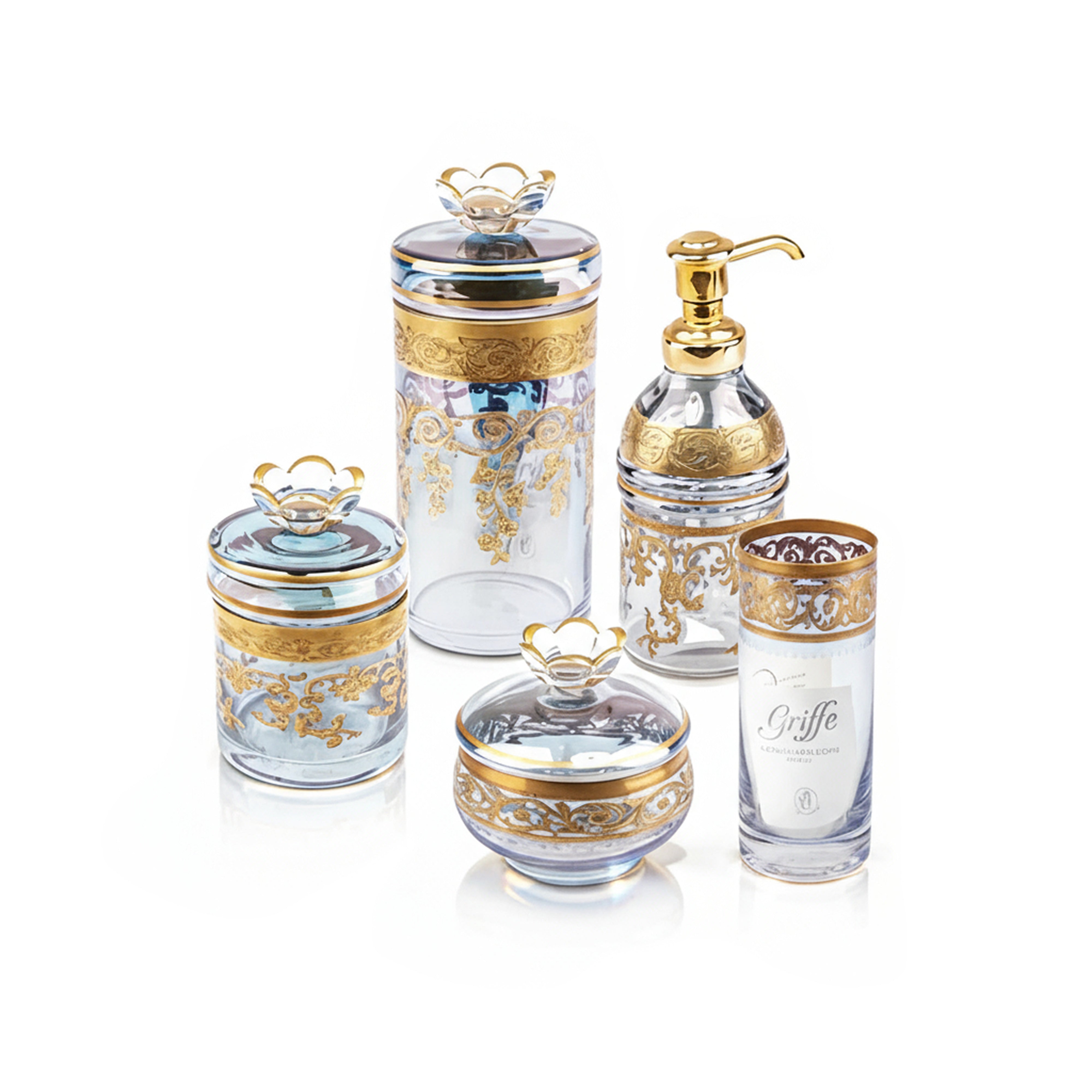 Vetrerie Di Empoli. Round Crystal Set