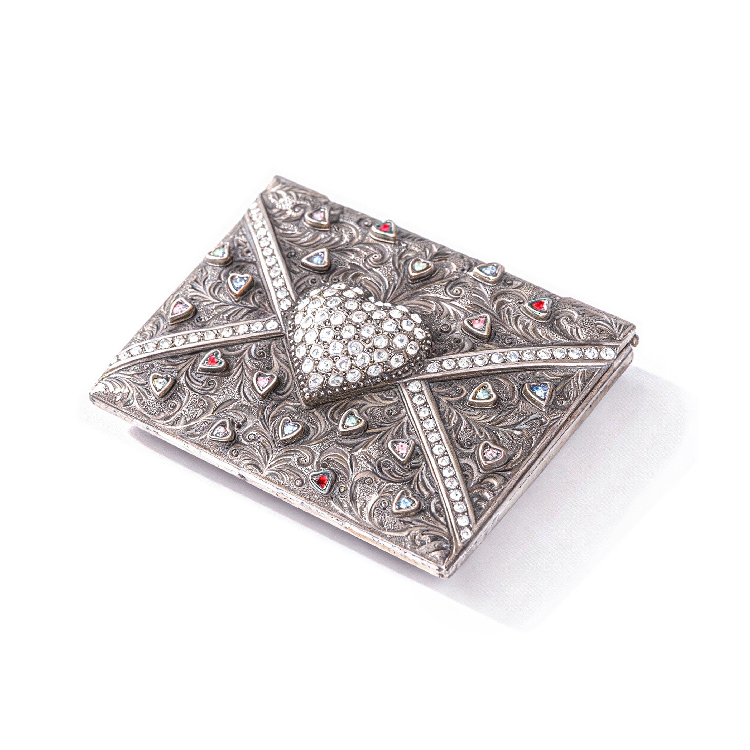 Edgar Berebi. Envelope Shaped Souvenir Box with Swarovski