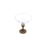 Edgar Berebi. Crystal Dessert Bowl With Bronze Base Studded With Swarovski. Small Size