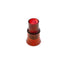 Idée Art Exclusive. Red Handmade Crystal Vase with a Long Base. Small Size
