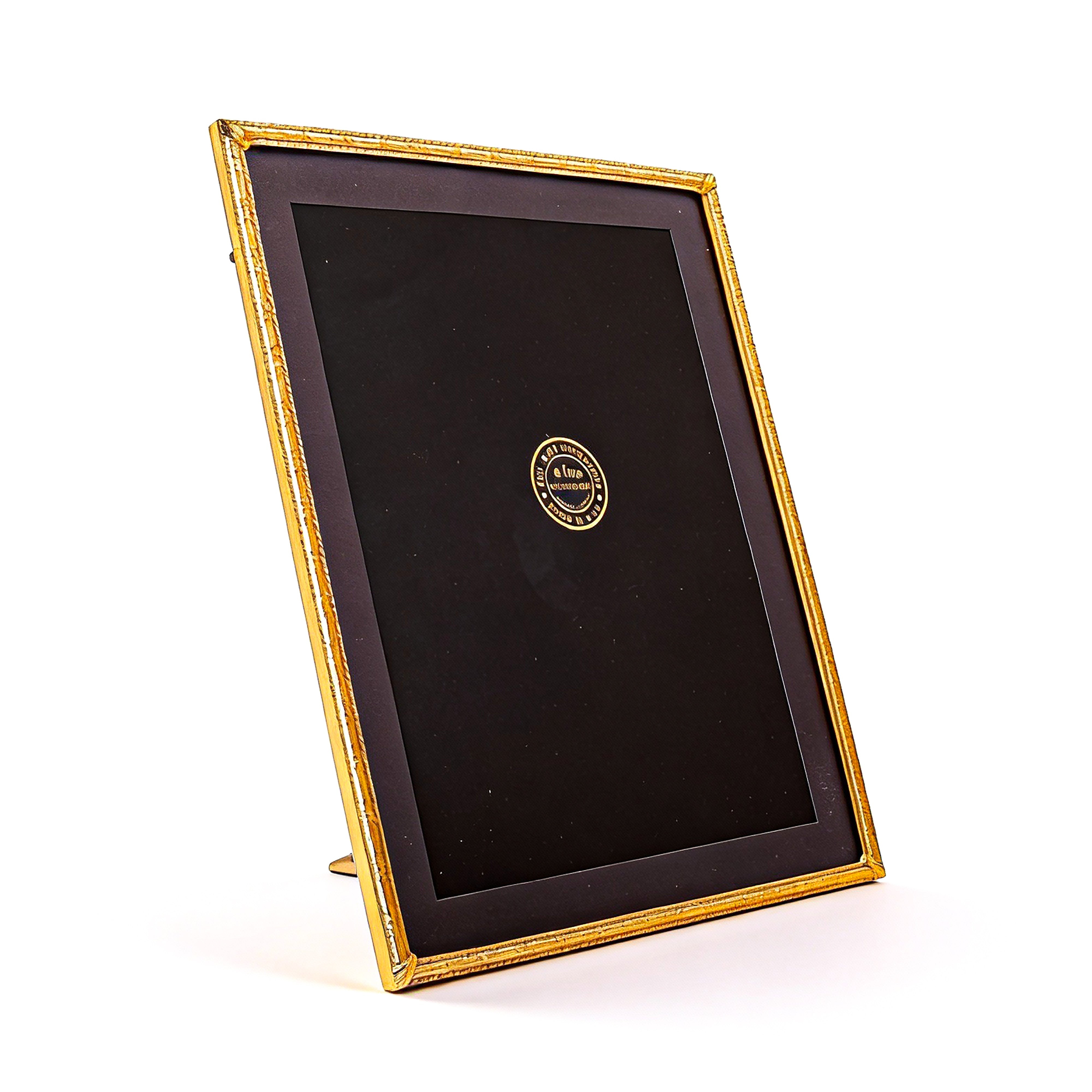 Elias Artmetal. Gilded Herringbone Picture Frame. Large Size