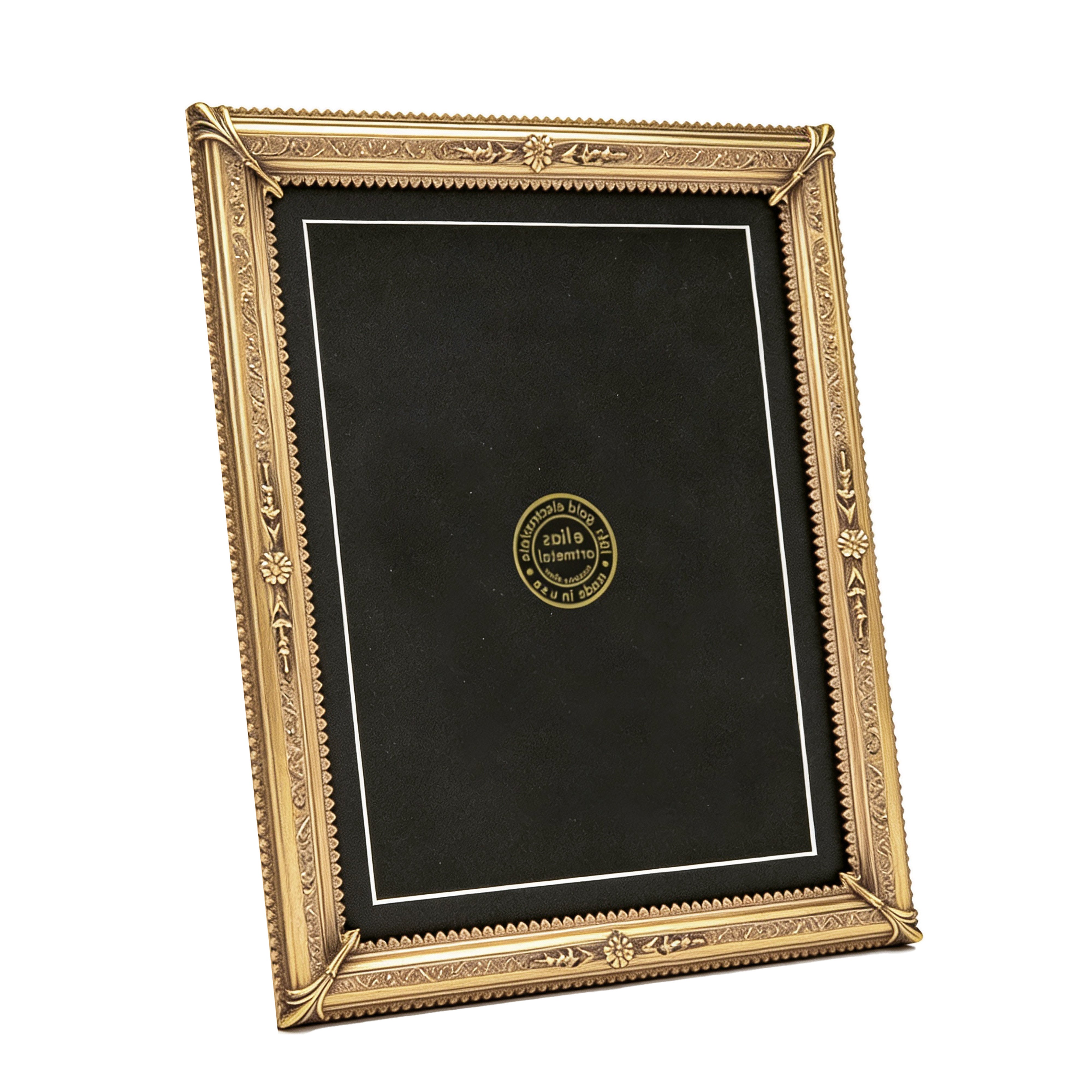 Elias Artmetal. Gilded Floral Picture Frame. Large Size