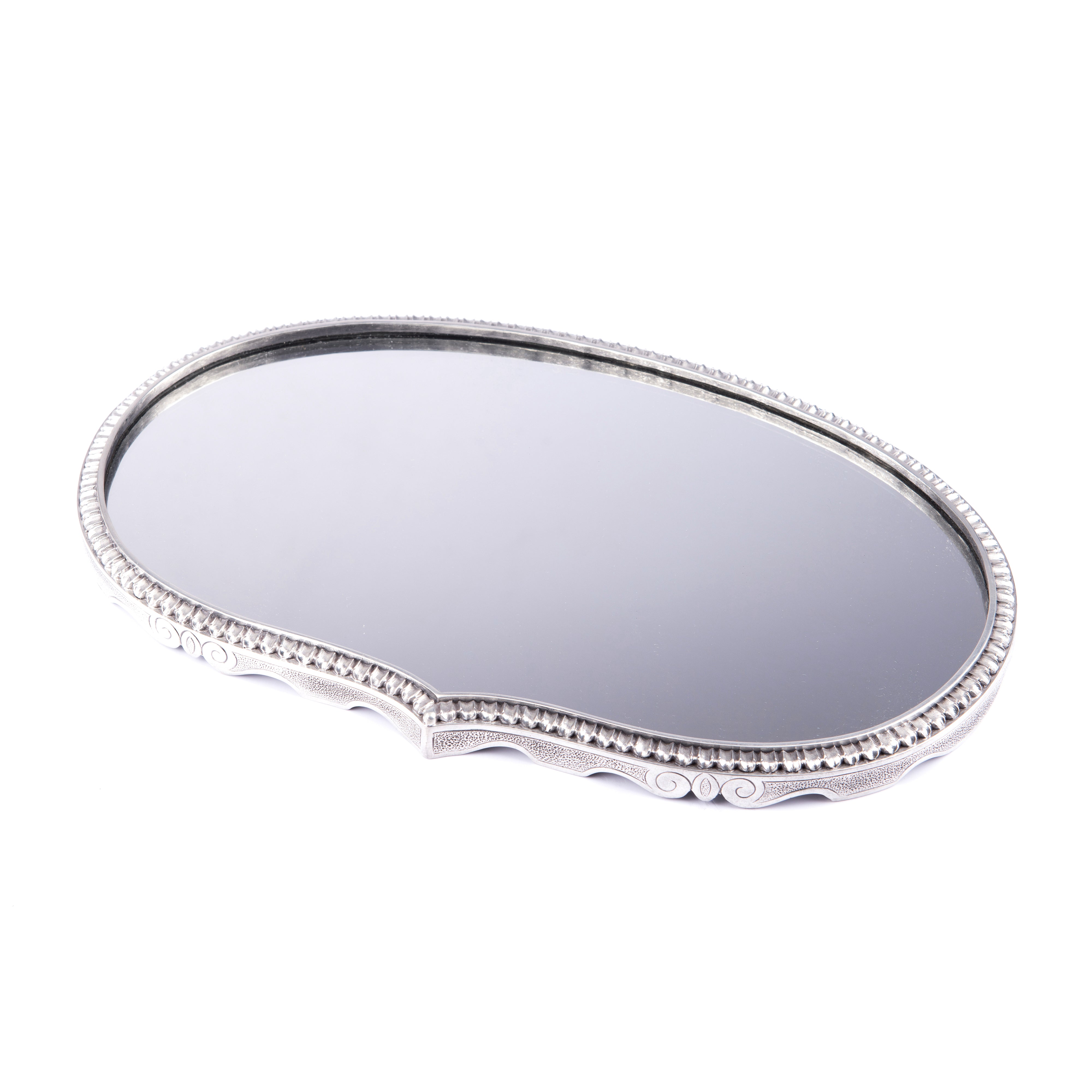 Elias Artmetal. Neoclassical Mirror Tray