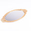 Elias Artmetal. Oval Decorative Tray in Flowers Design. Small Size
