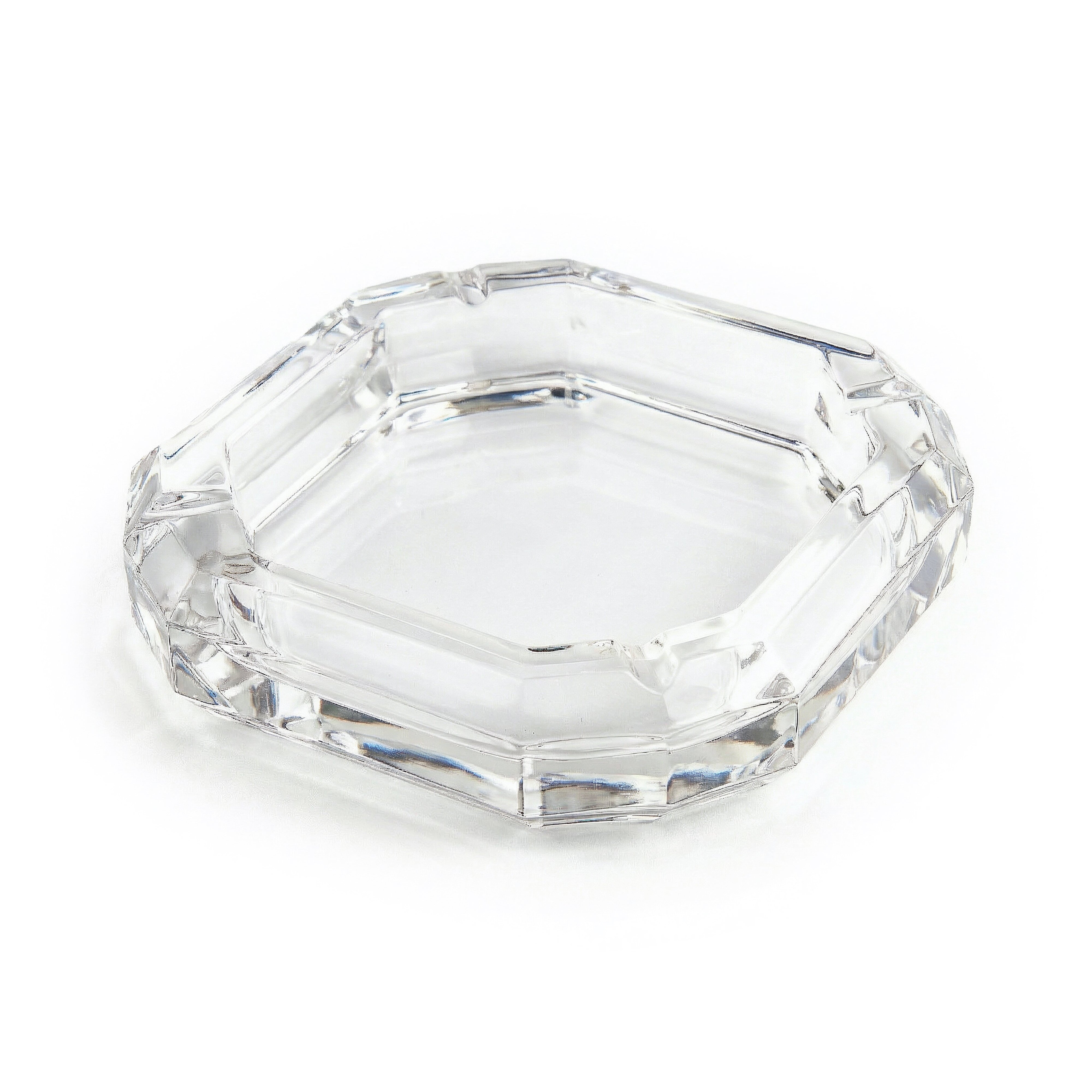 Arnolfo Di Cambio. Square Glass Cigar Ashtray. Medium Size