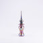 Abelman Glass Art. Pink Shimmering Perfume Bottle. 20 ML