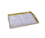 Robert M. Weiss Presents. Silver Serving Tray in Mandala Pattern