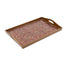 Robert M. Weiss Presents. Red & Gold Tray. Large Size