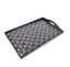 Robert M. Weiss Presents. Serving Tray in Black & White Pattern