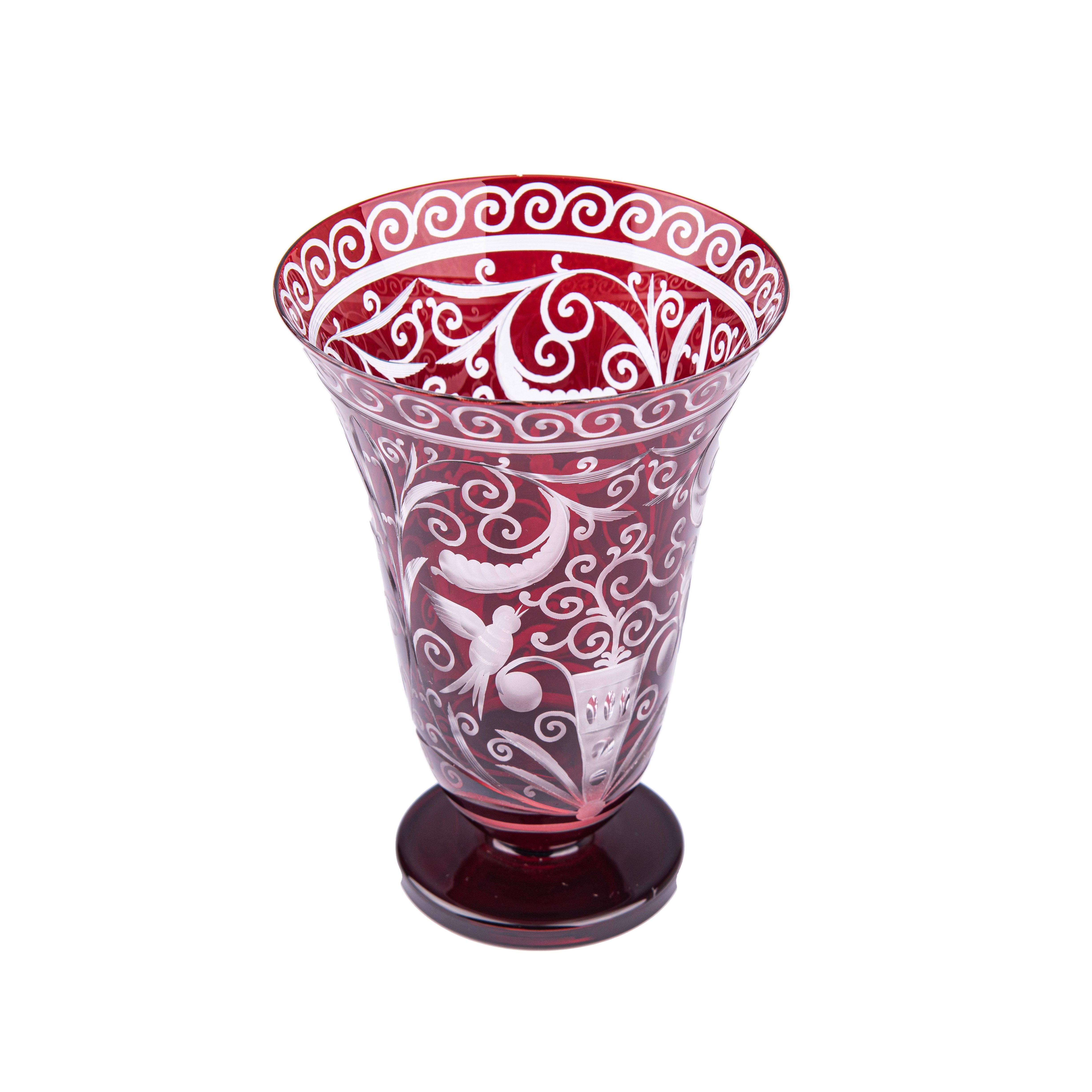 Artel. Baroko Crystal Stemless Goblet. Medium Size