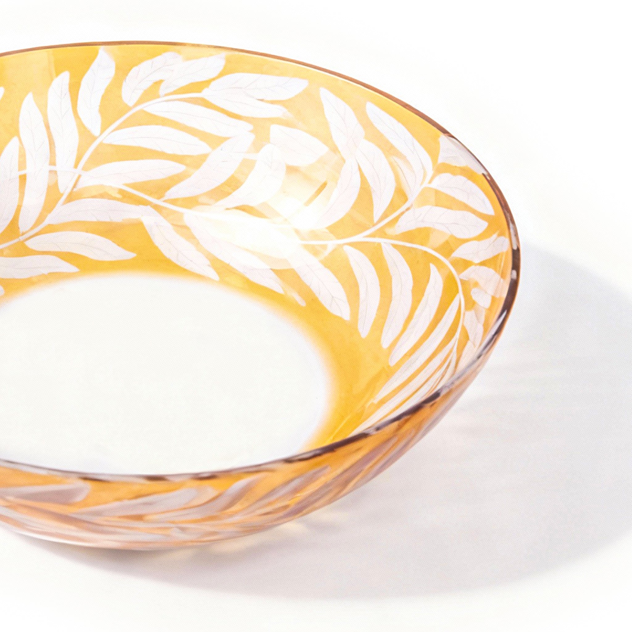 Artel. Crystal Decorative Plate. Small Size