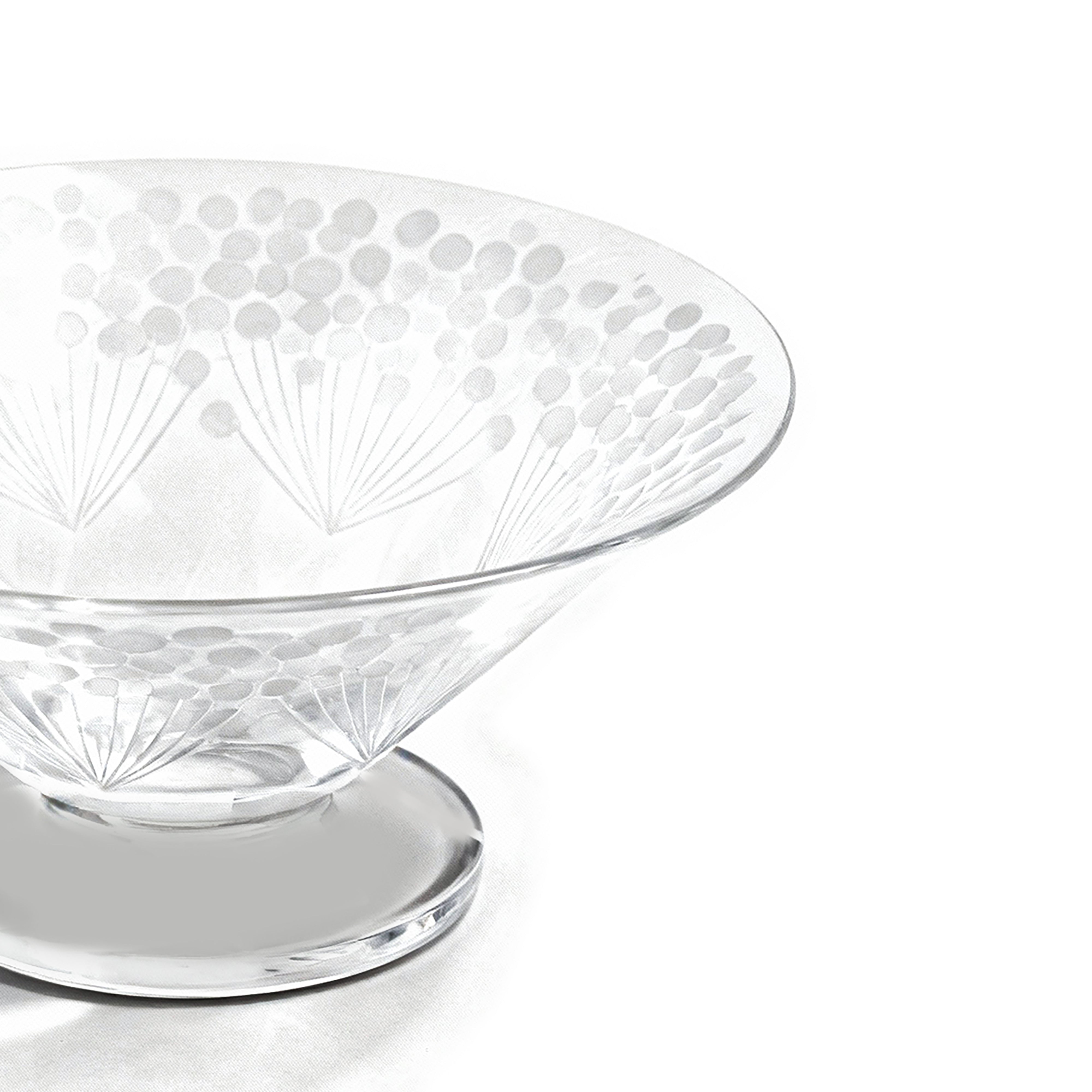 Artel. Crystal Dessert Bowl in Balloon Pattern