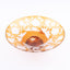 Artel. Amber Crystal Dessert Plate. Medium Size