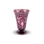 Artel. Burgundy Stemless Crystal Vase.
