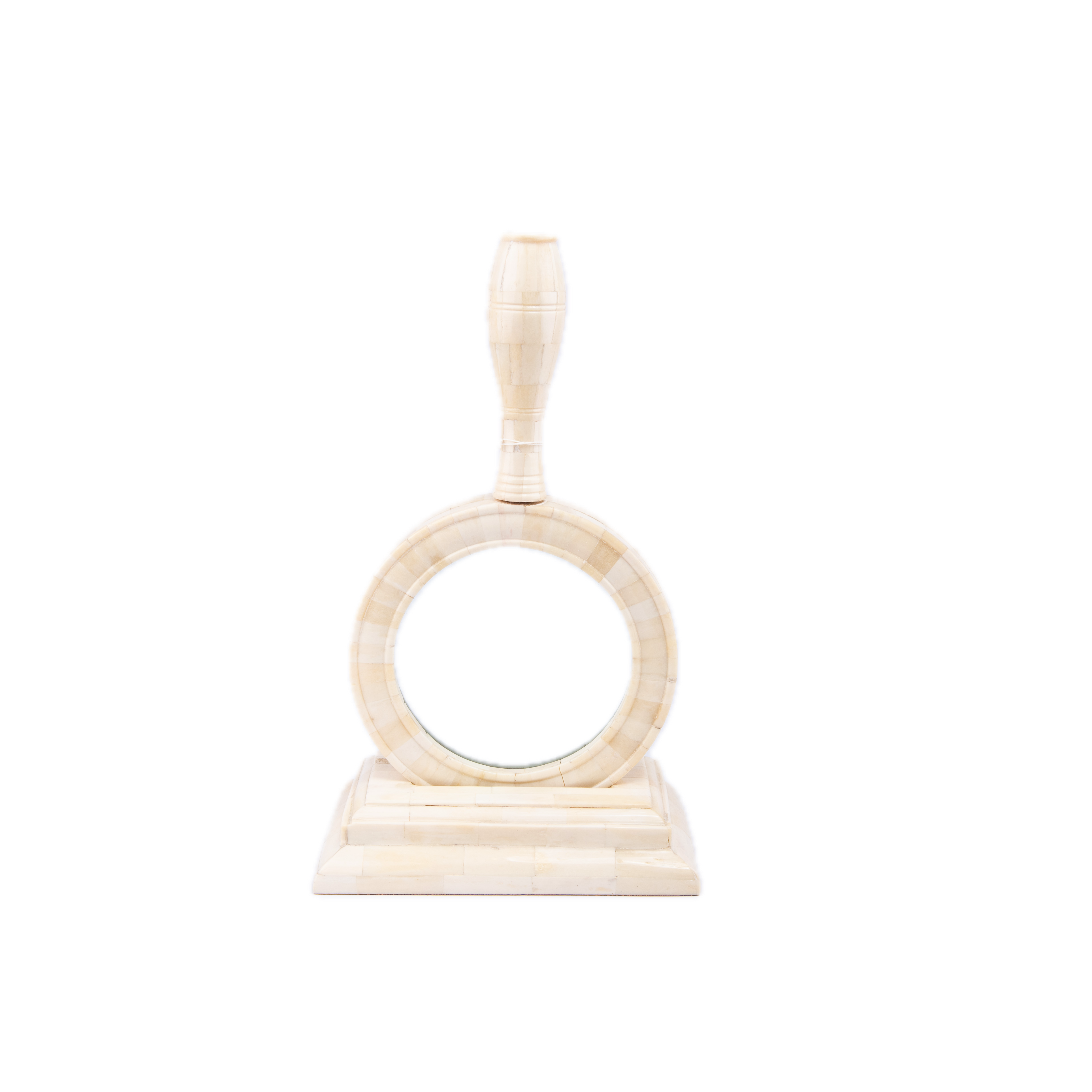 Bojay. Bone Magnifying Glass with Stand. Medium Size