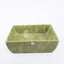 Red & Green Co. Green Stone Square Bowl. Medium Size