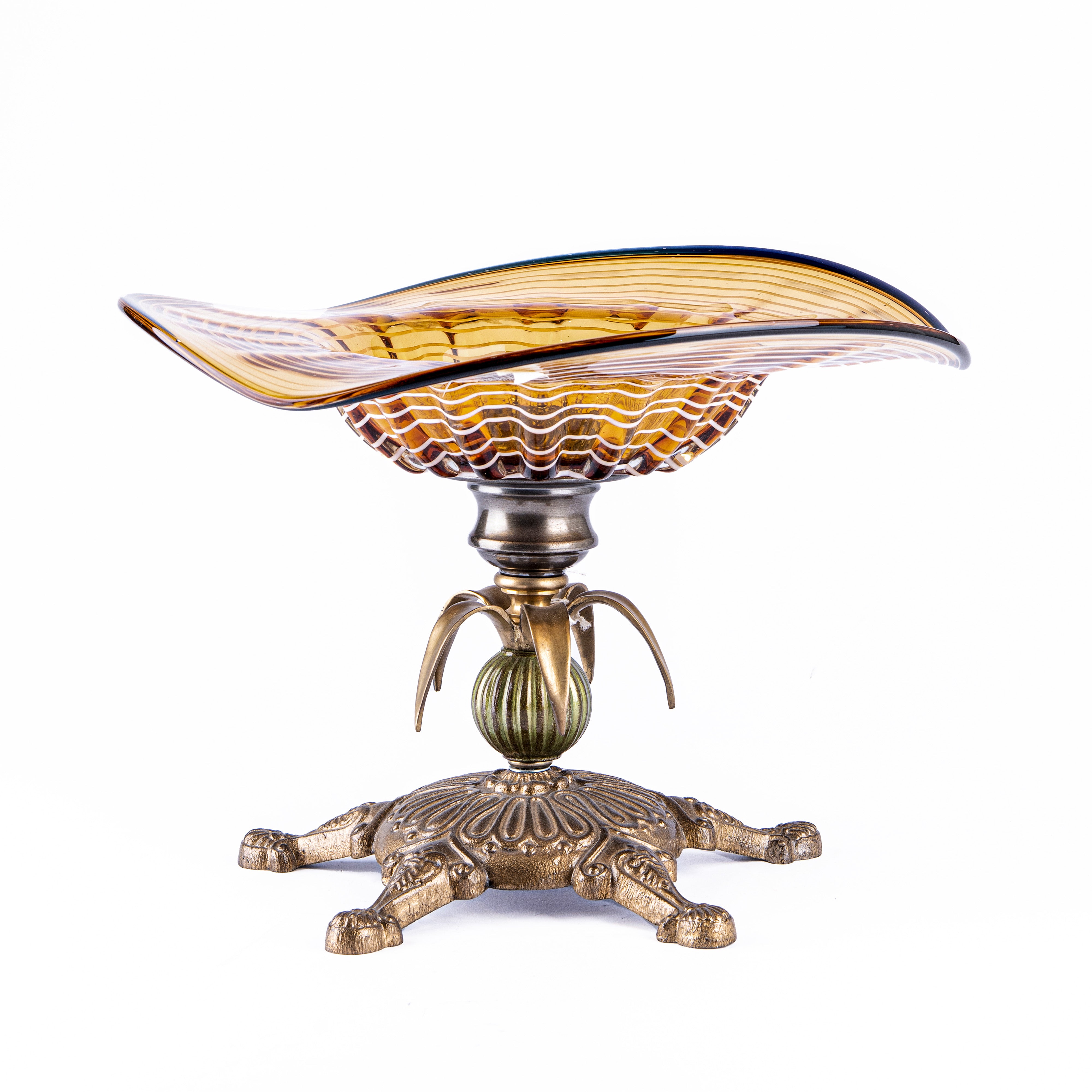 Luna Bella. Spina Crystal Decorative Bowl. Large Size