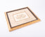 Anel. Gold Vintage Tableau with "Letter H". Large Size