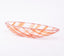 Seguso Gianni. Orange Swirl Decorative Plate