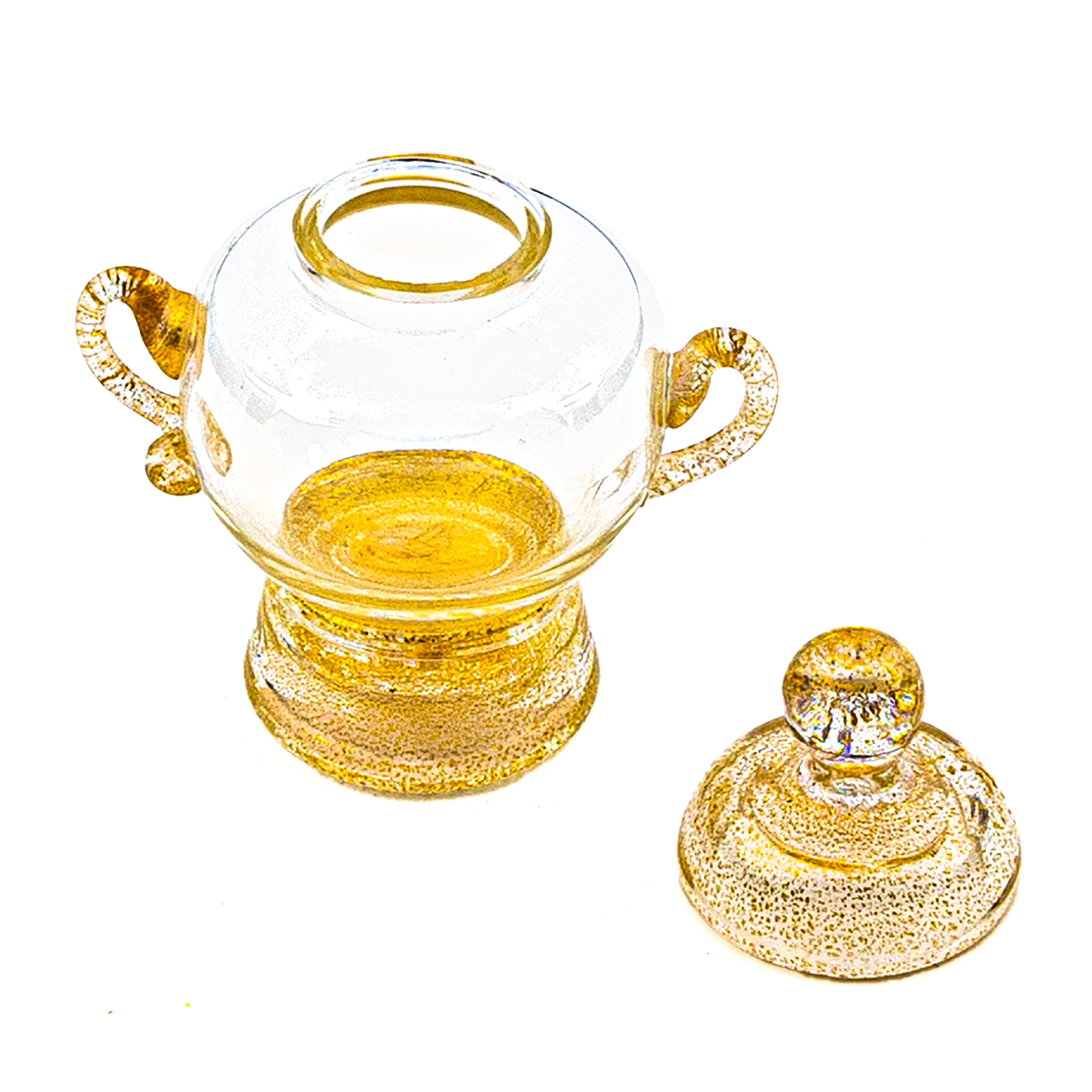 Seguso Gianni. Murano Glass Perfume Bottle. 50 ML