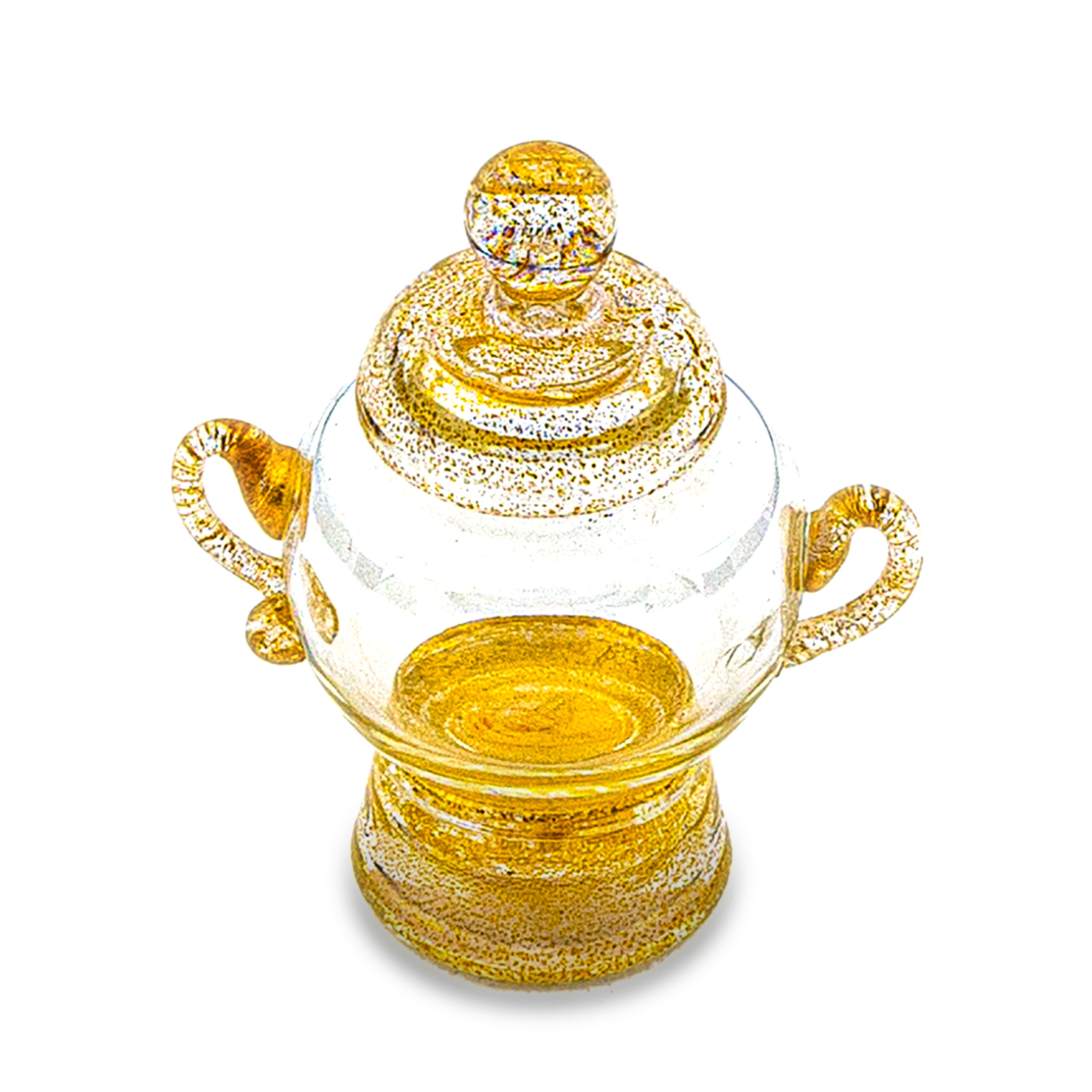 Seguso Gianni. Murano Glass Perfume Bottle. 50 ML
