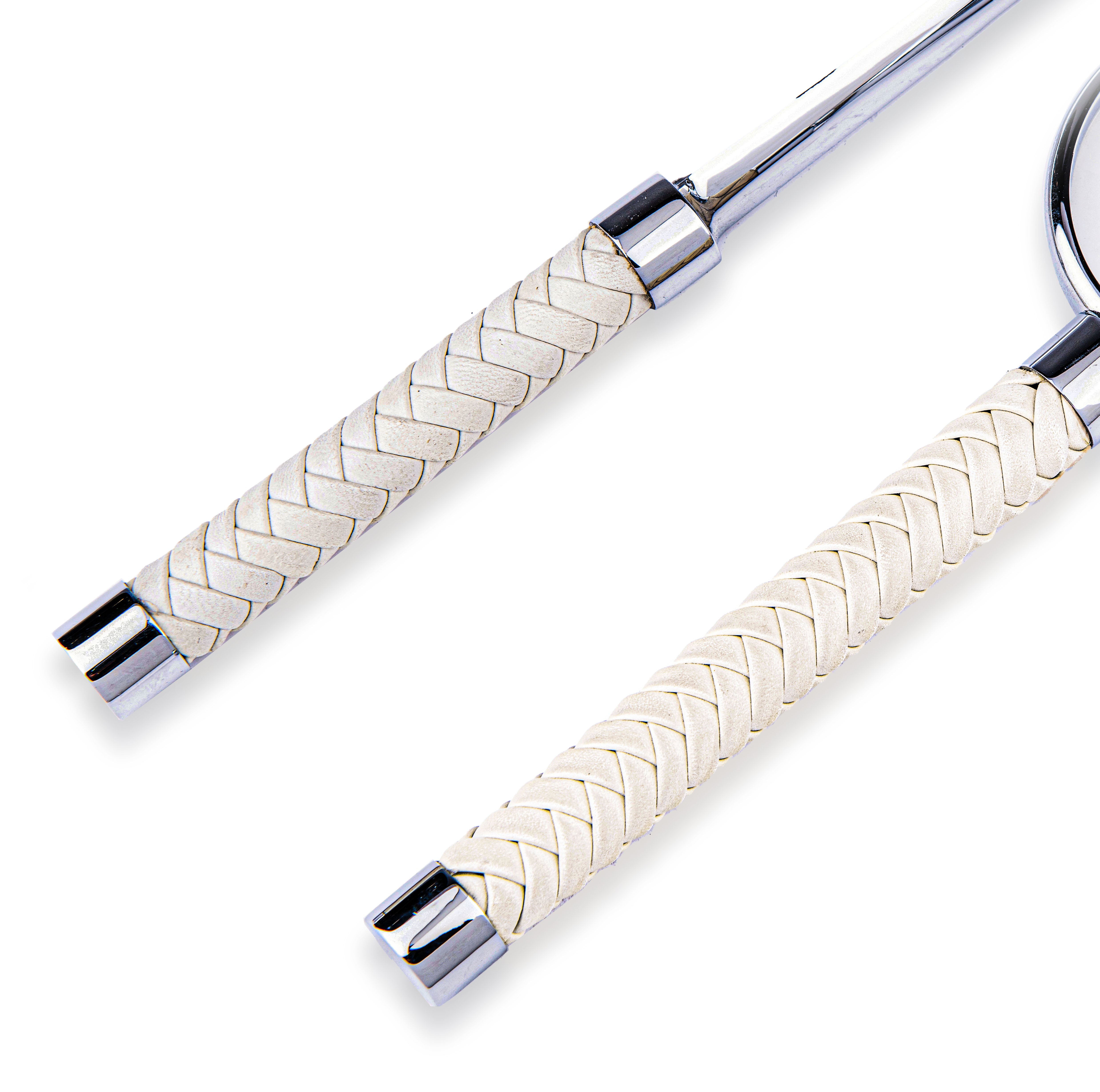 Riviere. A Set of Letter Opener and Magnifier with Ivory Leather