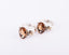 Thorson Hosier. Oval Cut Montana Napkin Rings. Set of 2. Studded With Golden Swarovski