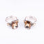 Thorson Hosier. Emerald Cut Napkin Rings. Set of 2. Studded With Golden Swarovski