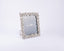 Thorson Hosier. Stainless Steel and Glass Photo Frame with Flowers All Around. Limited Edition
