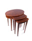 Global Views. A Set of 3 Wooden Coffee Tables